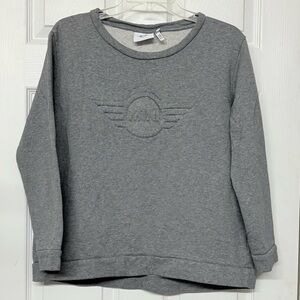 Mini Cooper Embossed Sweatshirt Gray Sz Large